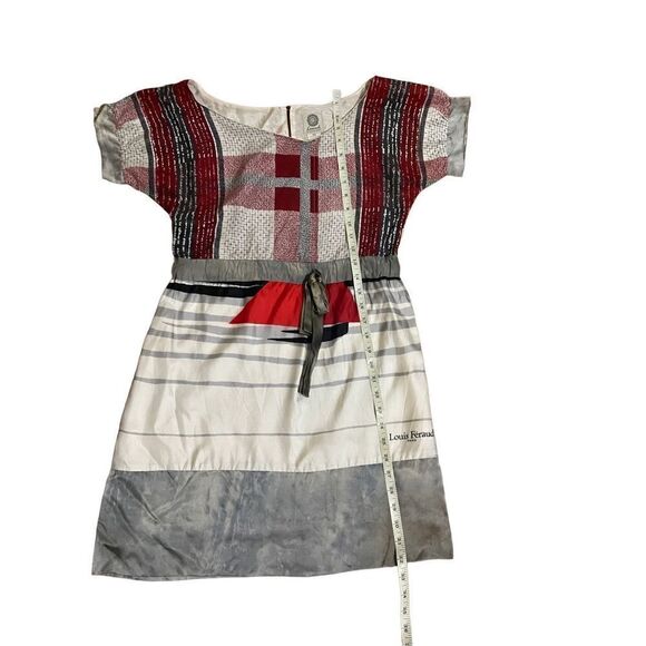 Launch by Susan Young abstract sailboat novelty 100% silk dress size XS - Picture 6 of 13